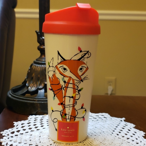 kate spade Other - Kate Spade Holiday Fox Thermal Mug